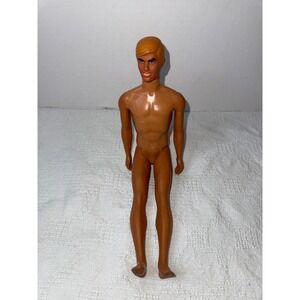 Vintage‎ Ken Doll 1968 Jointed Legs Bendable Arms Blonde Hair